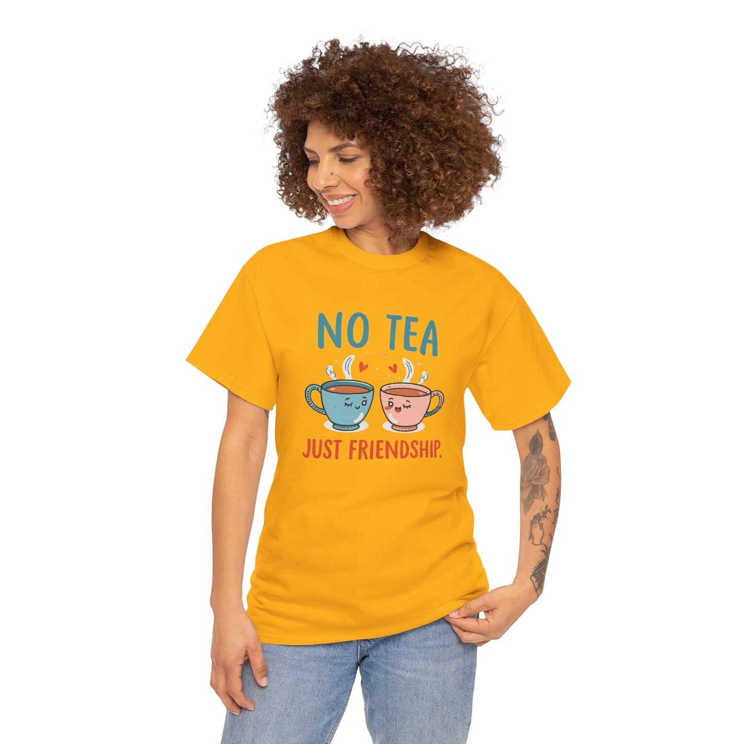 No Tea Just Friendship T-Shirt – Cute Kawaii Tea Mug Friendship Tee