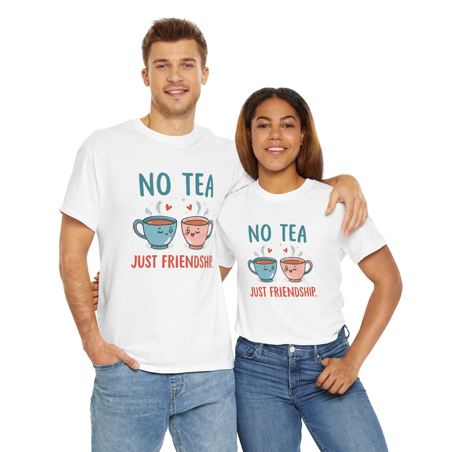 No Tea Just Friendship T-Shirt – Cute Kawaii Tea Mug Friendship Tee