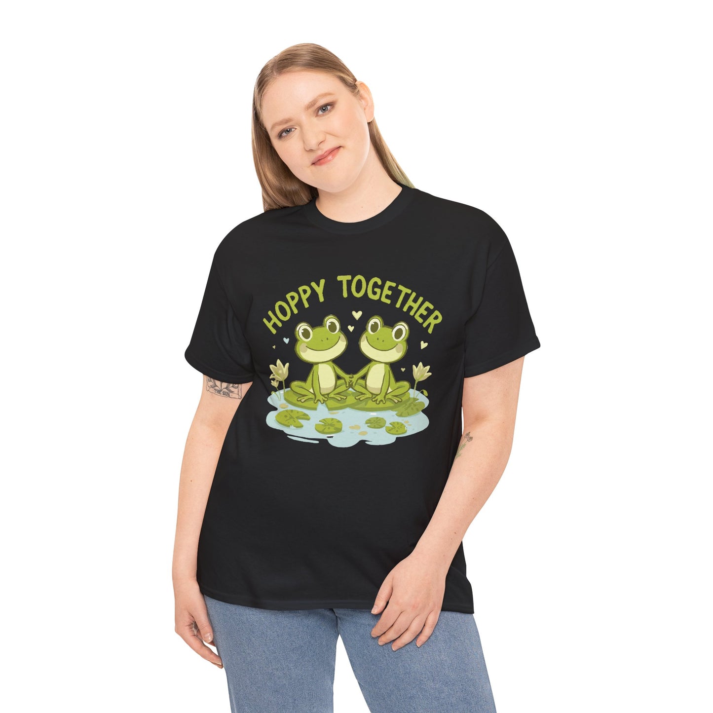 Frog 'Hoppy Together' Tee — Cute Couple/Best Friends Frog Shirt