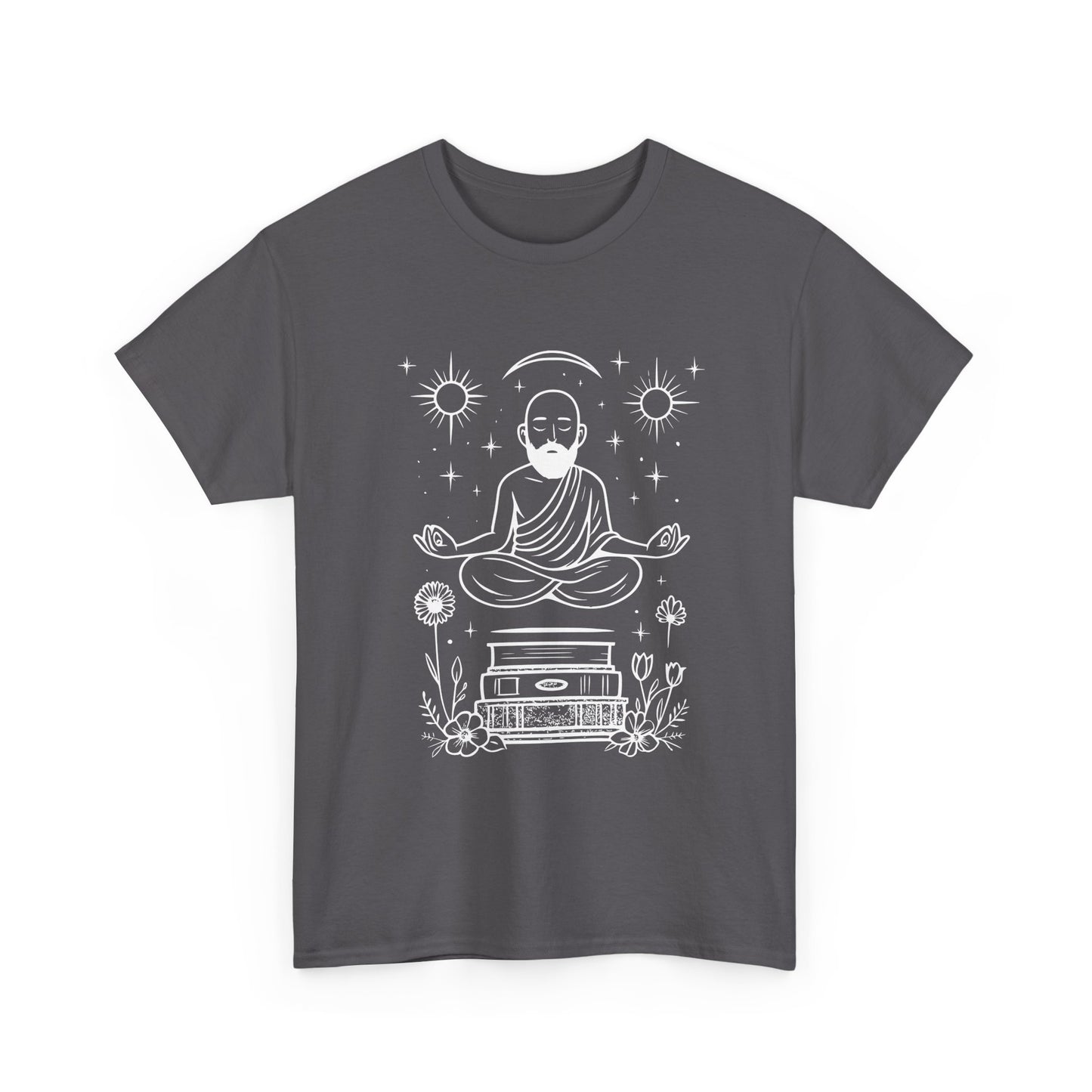 Meditative Buddha Unisex Tee, Spiritual Cotton Shirt, Yoga Apparel, Relaxation Gift, Mindfulness Clothing, Boho T-Shirt