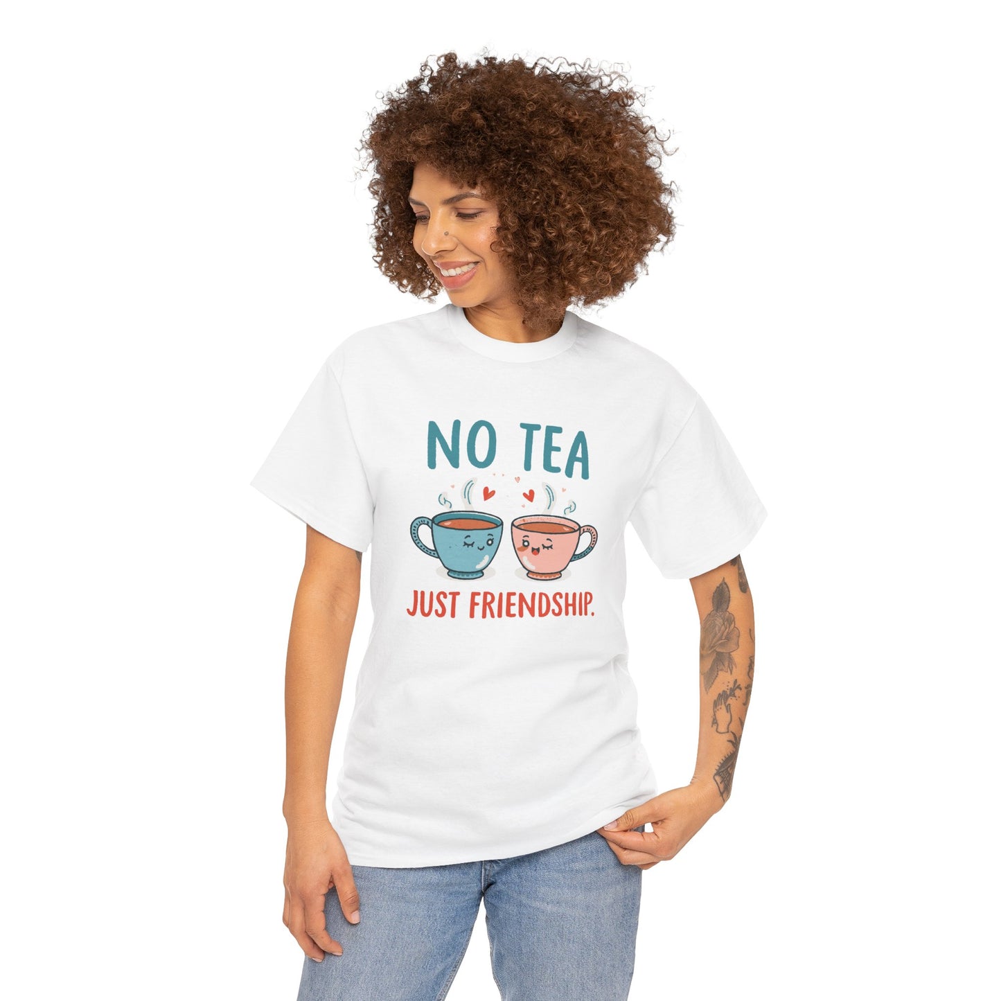 No Tea Just Friendship T-Shirt – Cute Kawaii Tea Mug Friendship Tee
