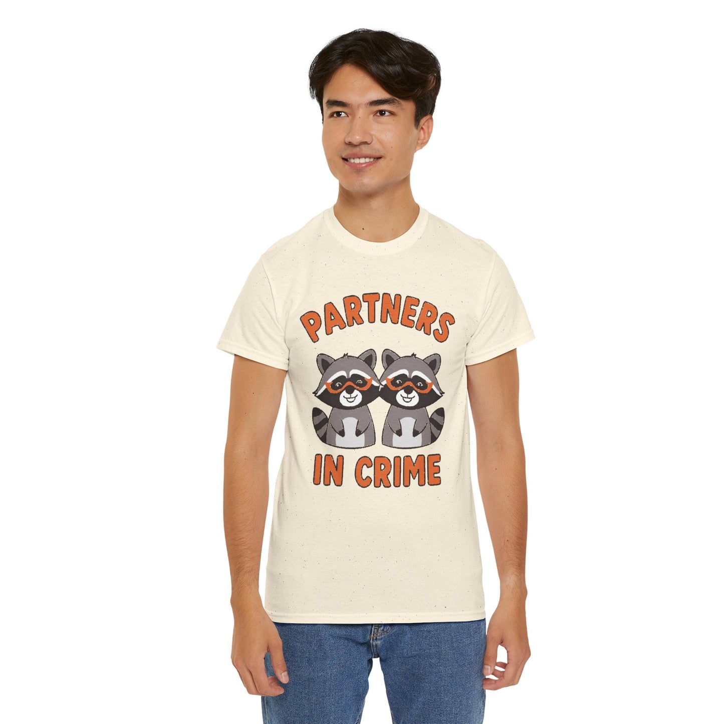 Partners in Crime Raccoon T-Shirt — Cute Matching Best Friends Tee