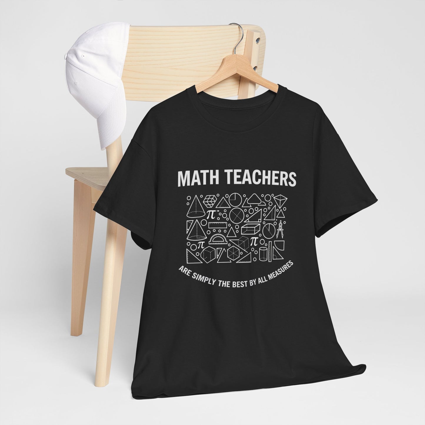Math Teachers T‑Shirt — "Math Teachers Are Simply The Best Of All Measures" Graphic Tee,Gildan 5000