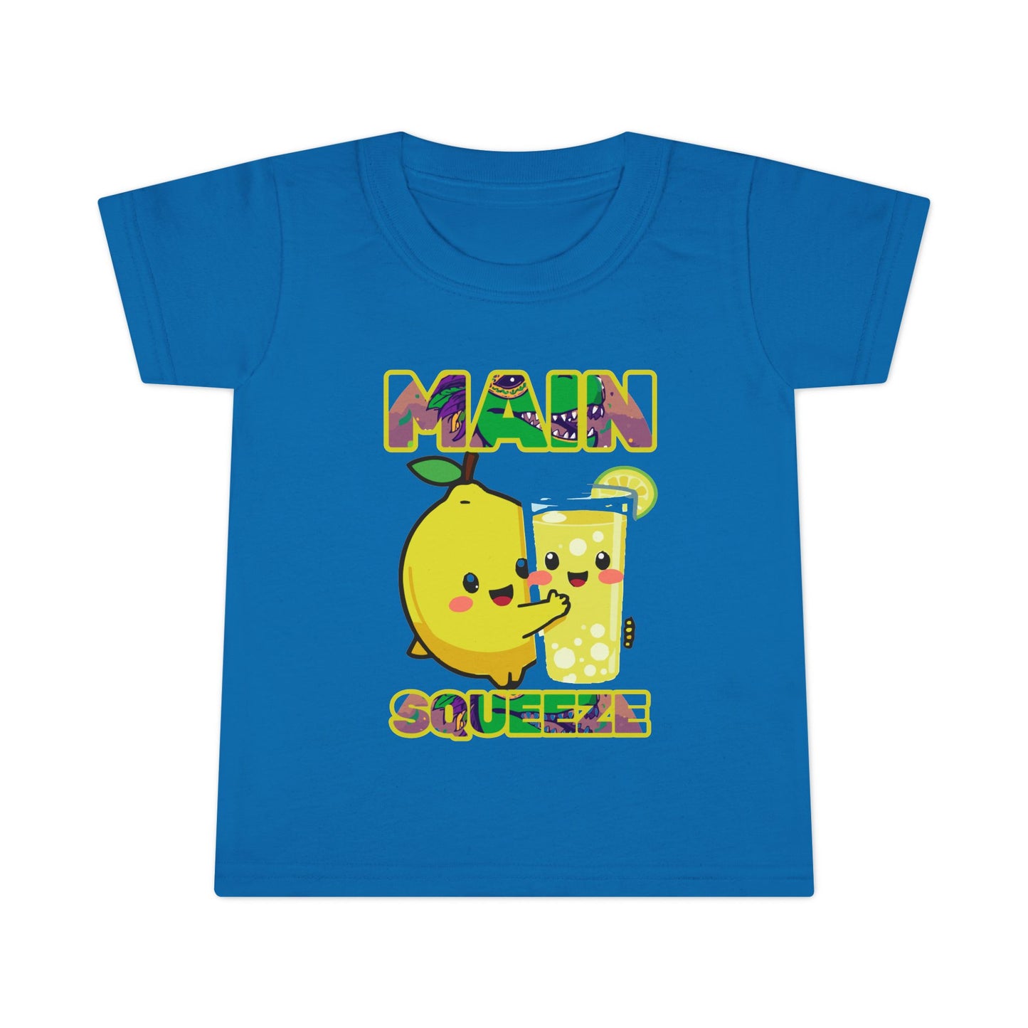 Main Squeeze Toddler T-Shirt — Cute Lemon & Glass Graphic