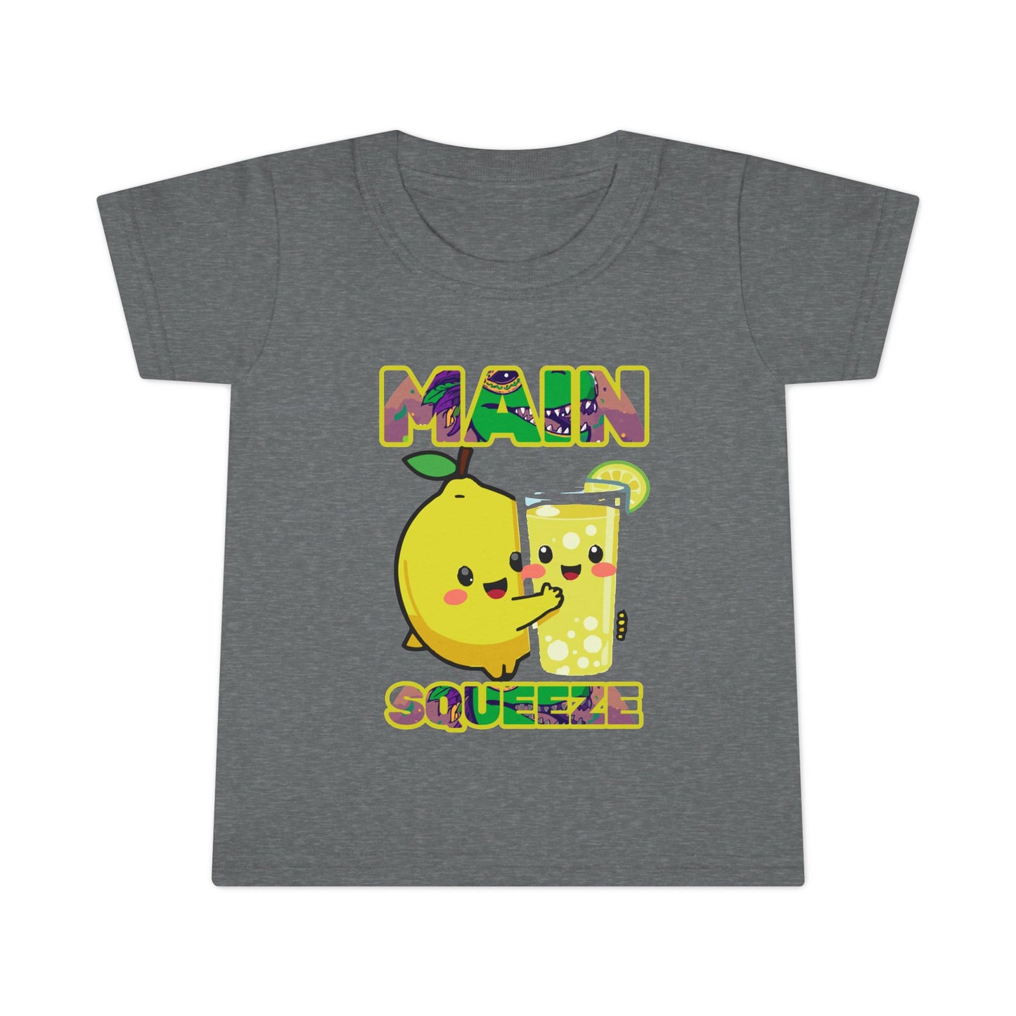 Main Squeeze Toddler T-Shirt — Cute Lemon & Glass Graphic