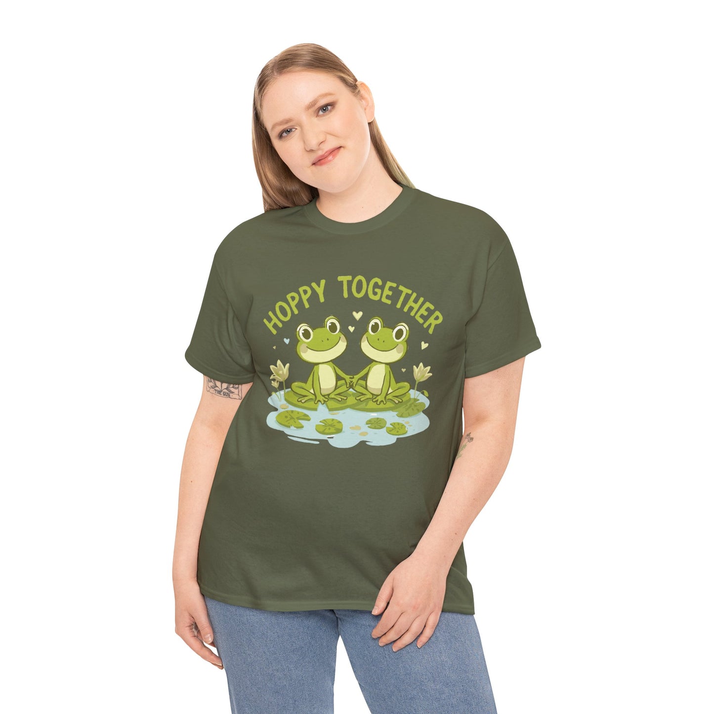 Frog 'Hoppy Together' Tee — Cute Couple/Best Friends Frog Shirt