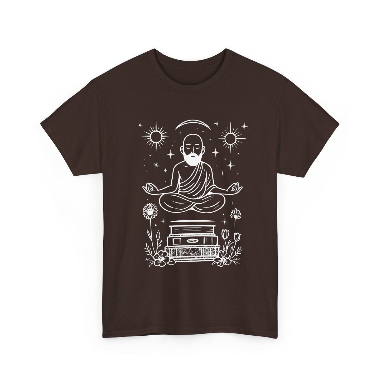 Meditative Buddha Unisex Tee, Spiritual Cotton Shirt, Yoga Apparel, Relaxation Gift, Mindfulness Clothing, Boho T-Shirt