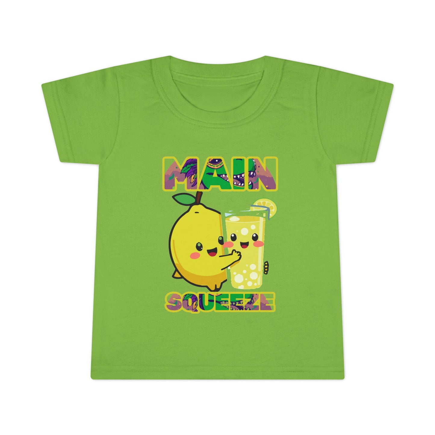 Main Squeeze Toddler T-Shirt — Cute Lemon & Glass Graphic