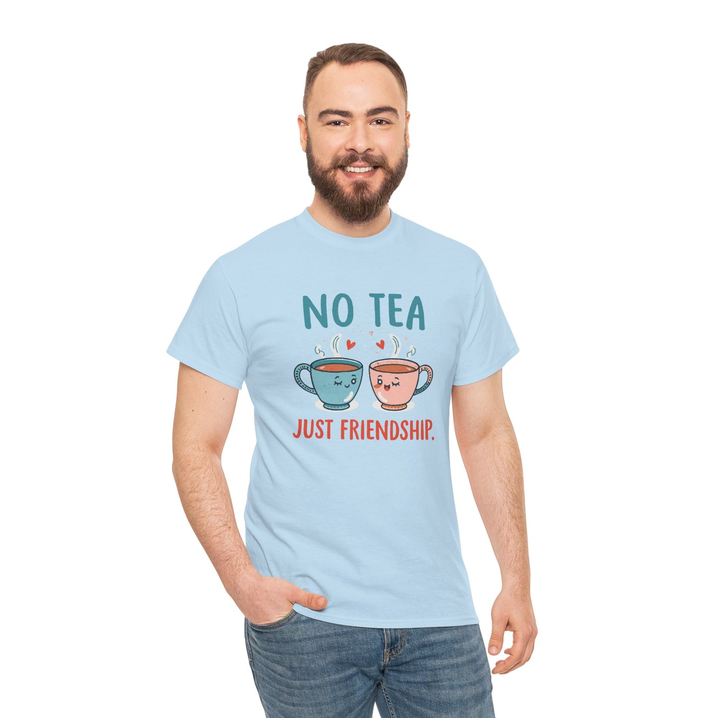 No Tea Just Friendship T-Shirt – Cute Kawaii Tea Mug Friendship Tee