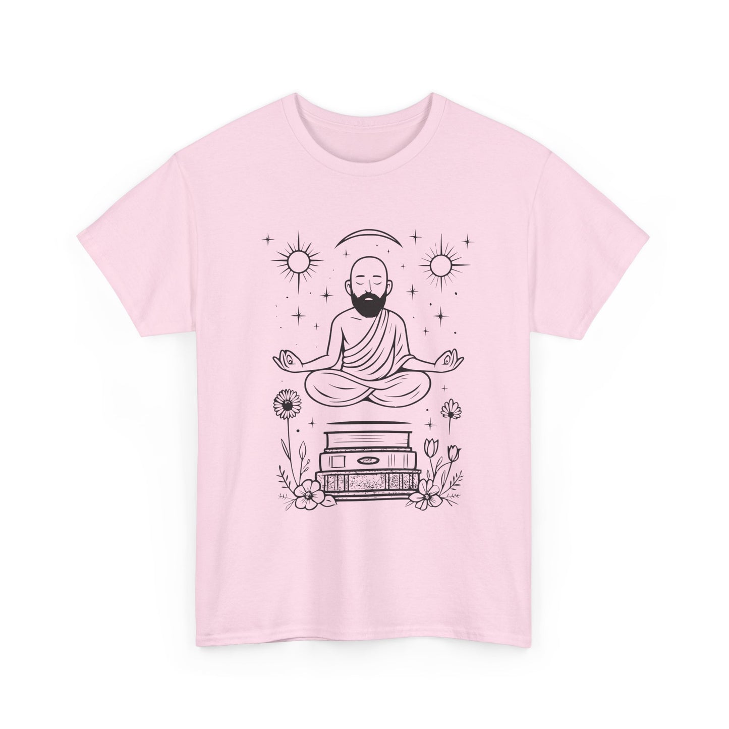 Meditative Buddha Unisex Tee, Spiritual Cotton Shirt, Yoga Apparel, Relaxation Gift, Mindfulness Clothing, Boho T-Shirt