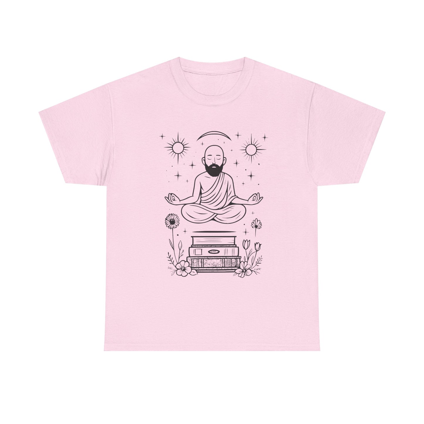 Meditative Buddha Unisex Tee, Spiritual Cotton Shirt, Yoga Apparel, Relaxation Gift, Mindfulness Clothing, Boho T-Shirt