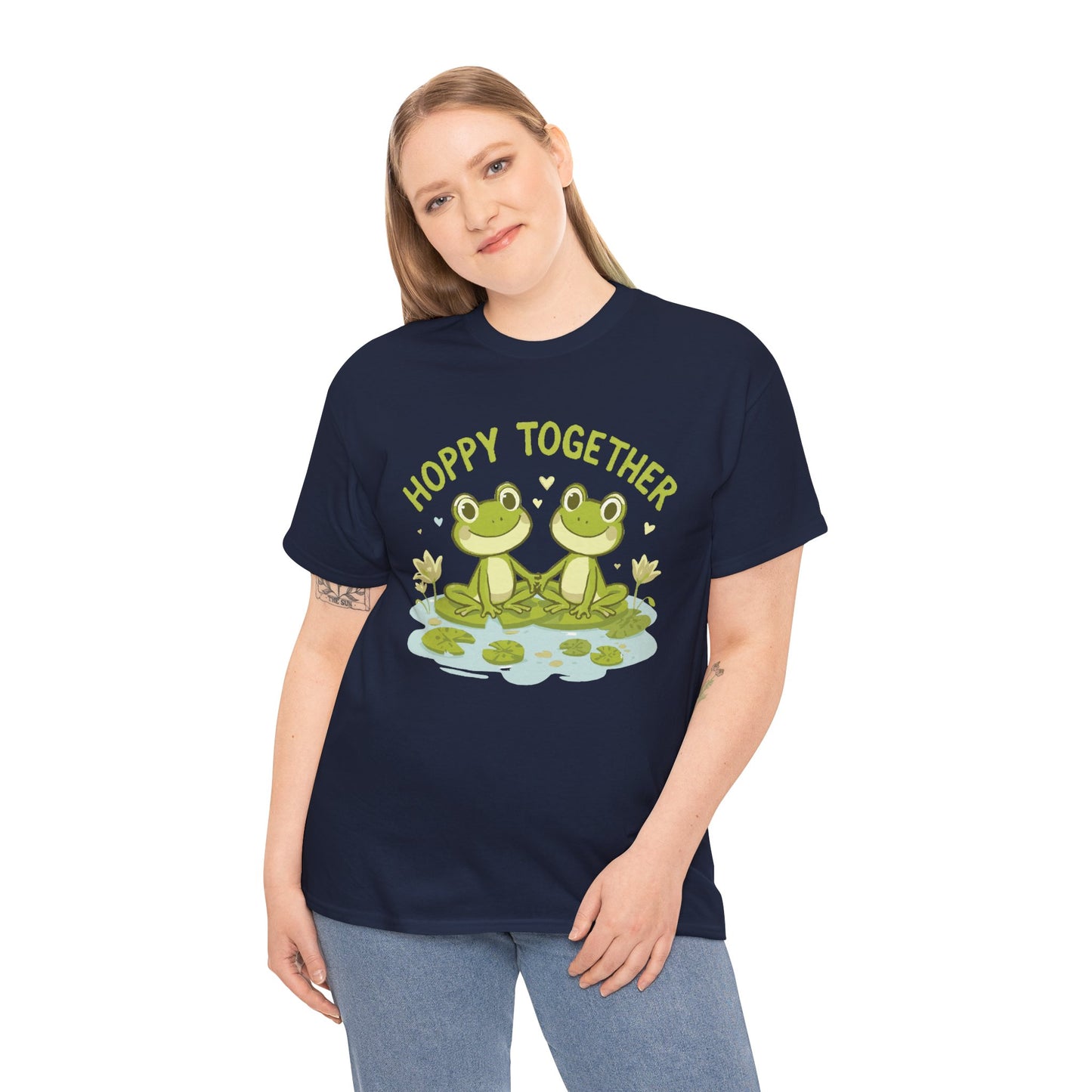 Frog 'Hoppy Together' Tee — Cute Couple/Best Friends Frog Shirt