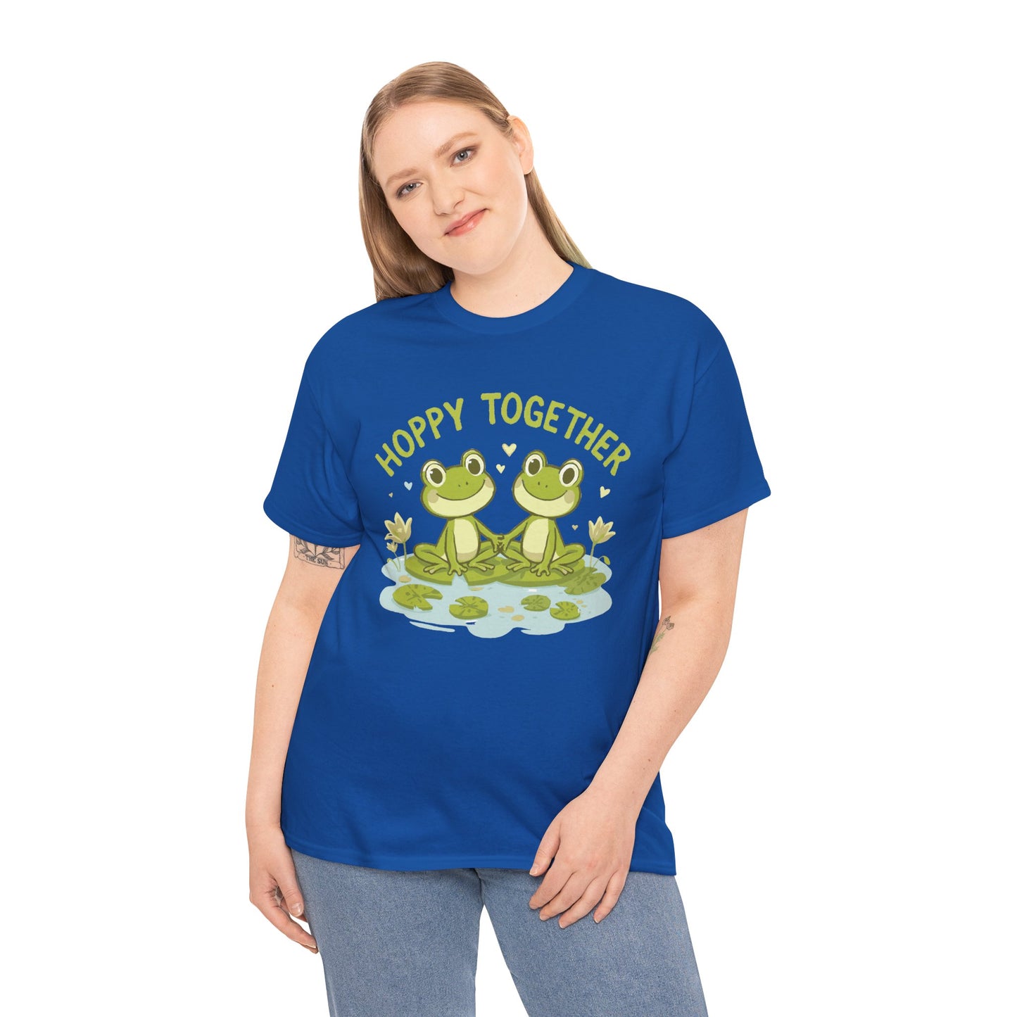Frog 'Hoppy Together' Tee — Cute Couple/Best Friends Frog Shirt
