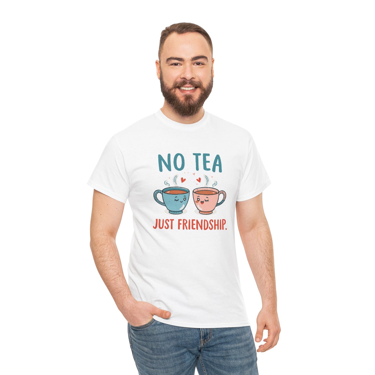 No Tea Just Friendship T-Shirt – Cute Kawaii Tea Mug Friendship Tee