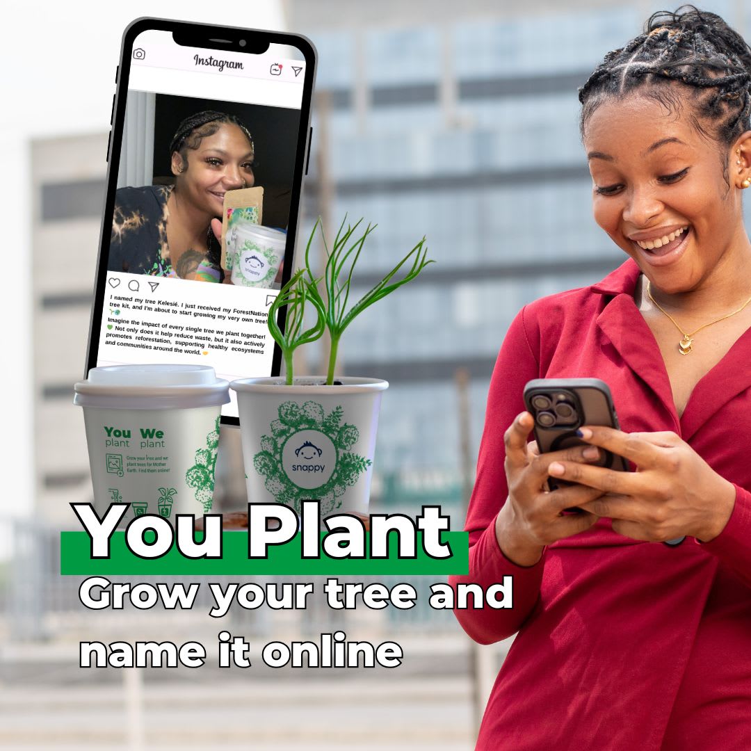 Pack of 500 Tree Kit Pouches, We Plant 5000 More Trees