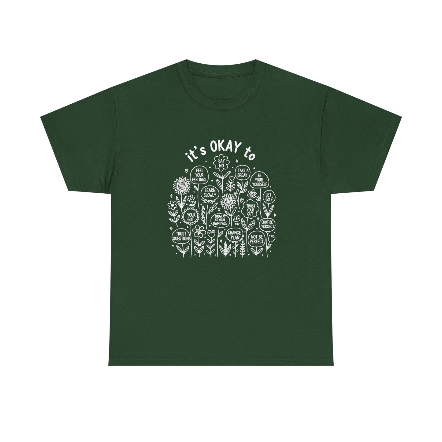 It's Okay To Tee — Mental Health Awareness Graphic T-Shirt