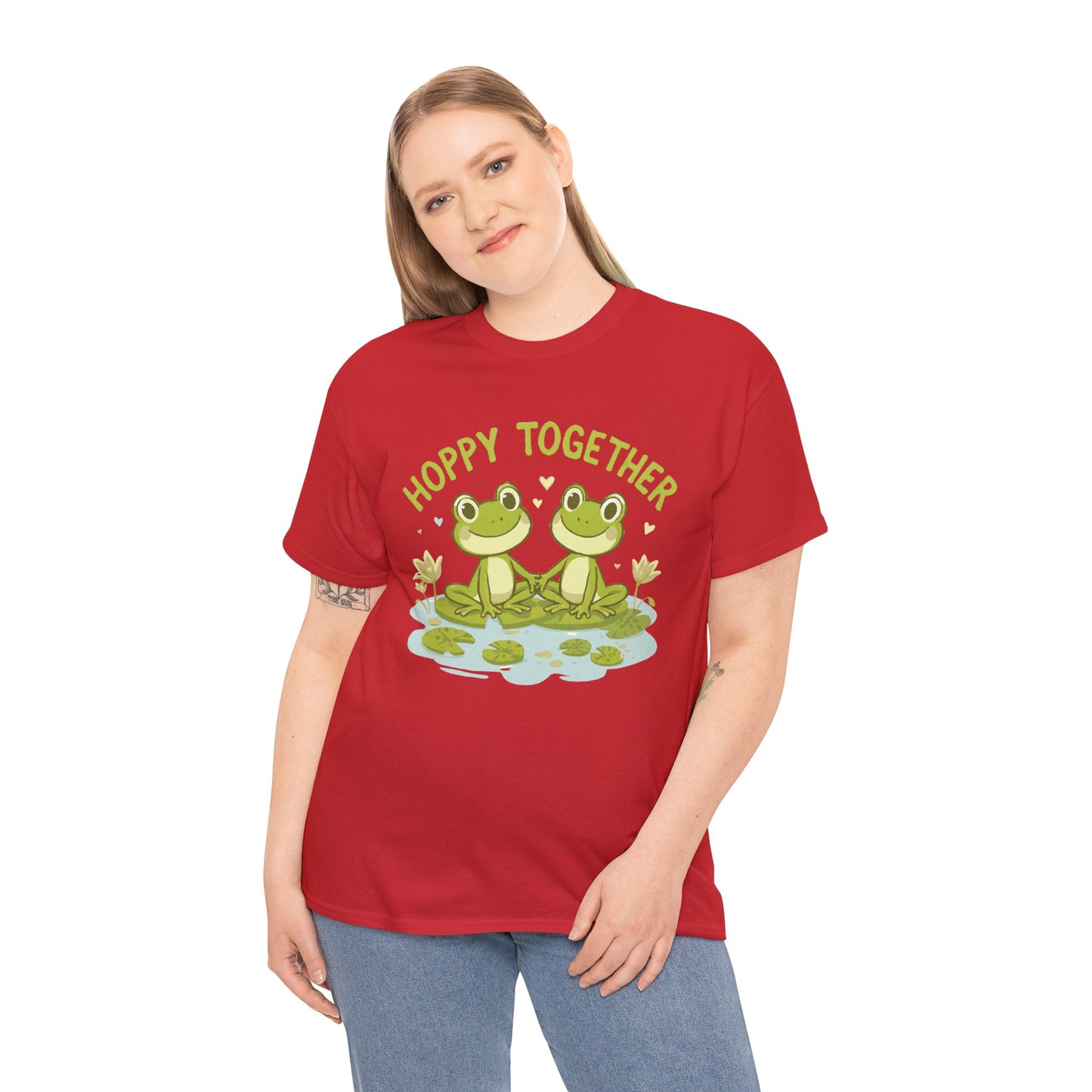 Frog 'Hoppy Together' Tee — Cute Couple/Best Friends Frog Shirt
