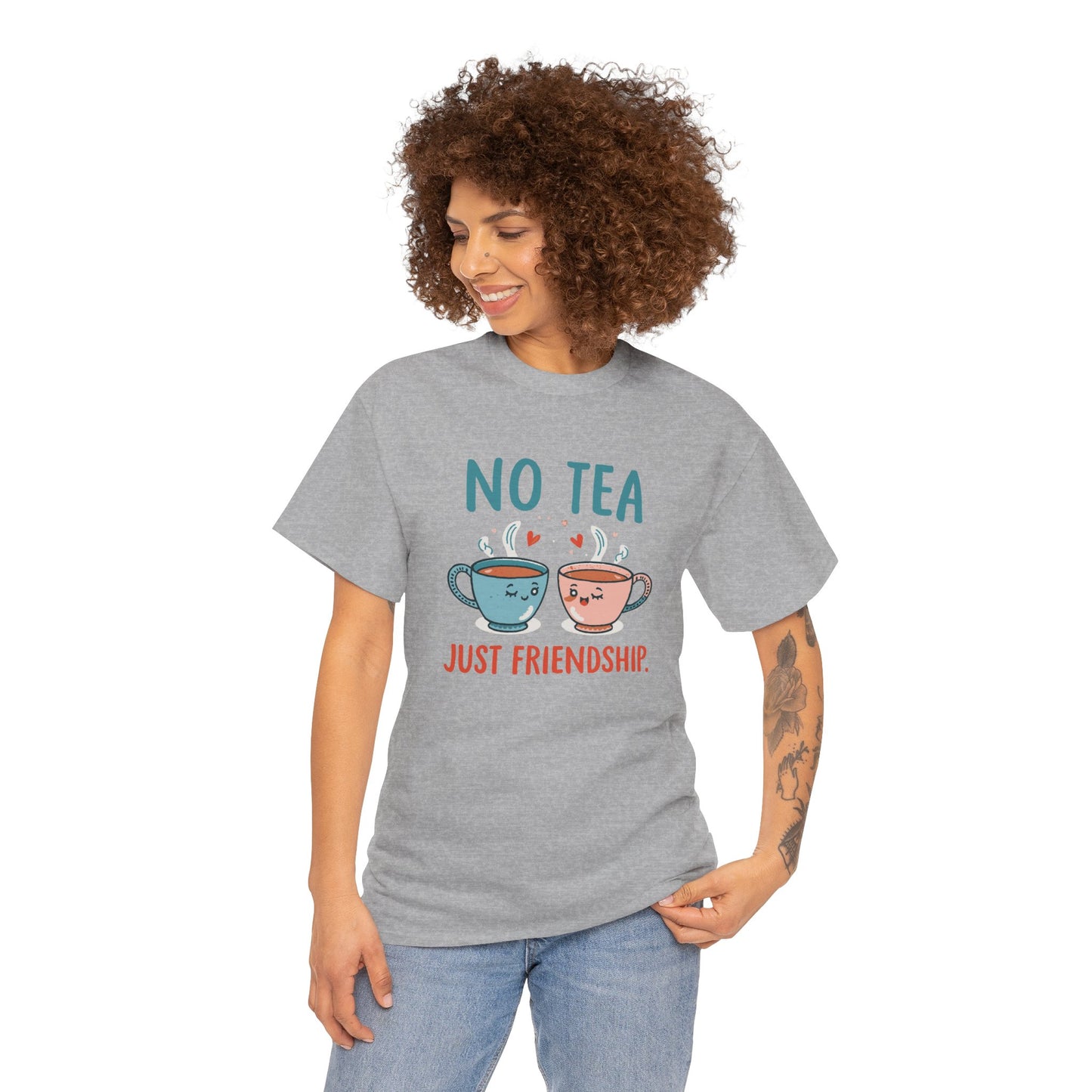 No Tea Just Friendship T-Shirt – Cute Kawaii Tea Mug Friendship Tee