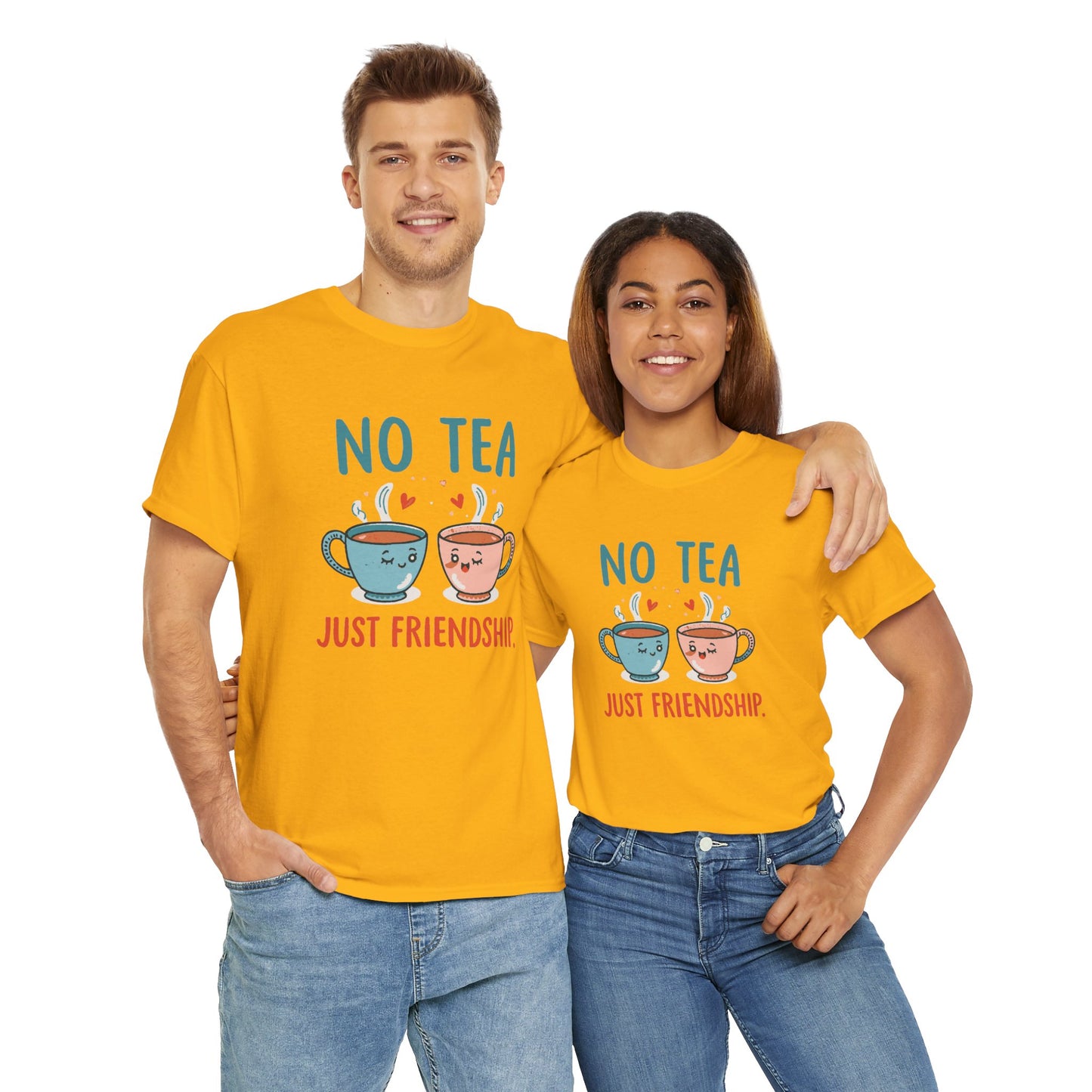 No Tea Just Friendship T-Shirt – Cute Kawaii Tea Mug Friendship Tee