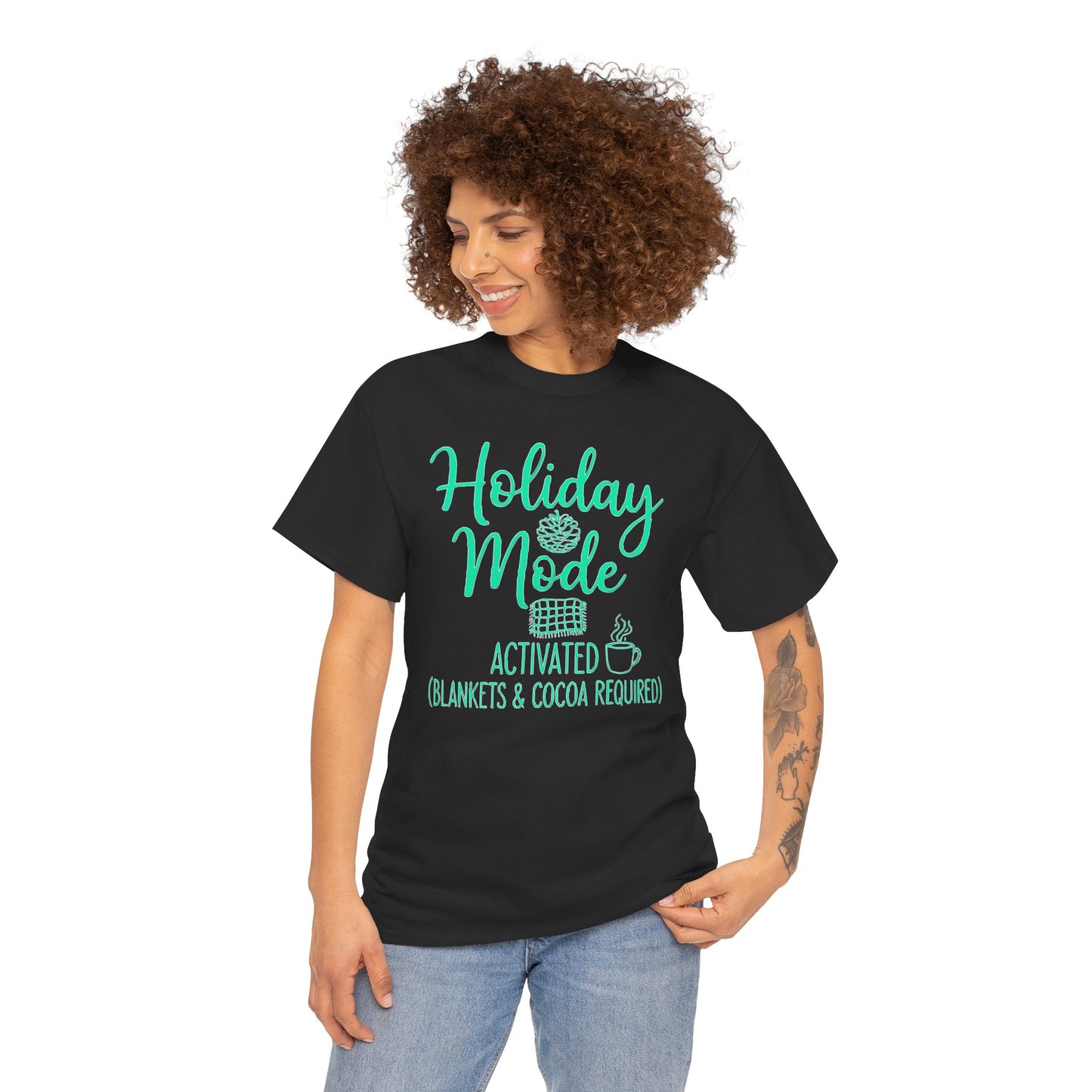Unisex Holiday Mode Activated Heavy Cotton Tee