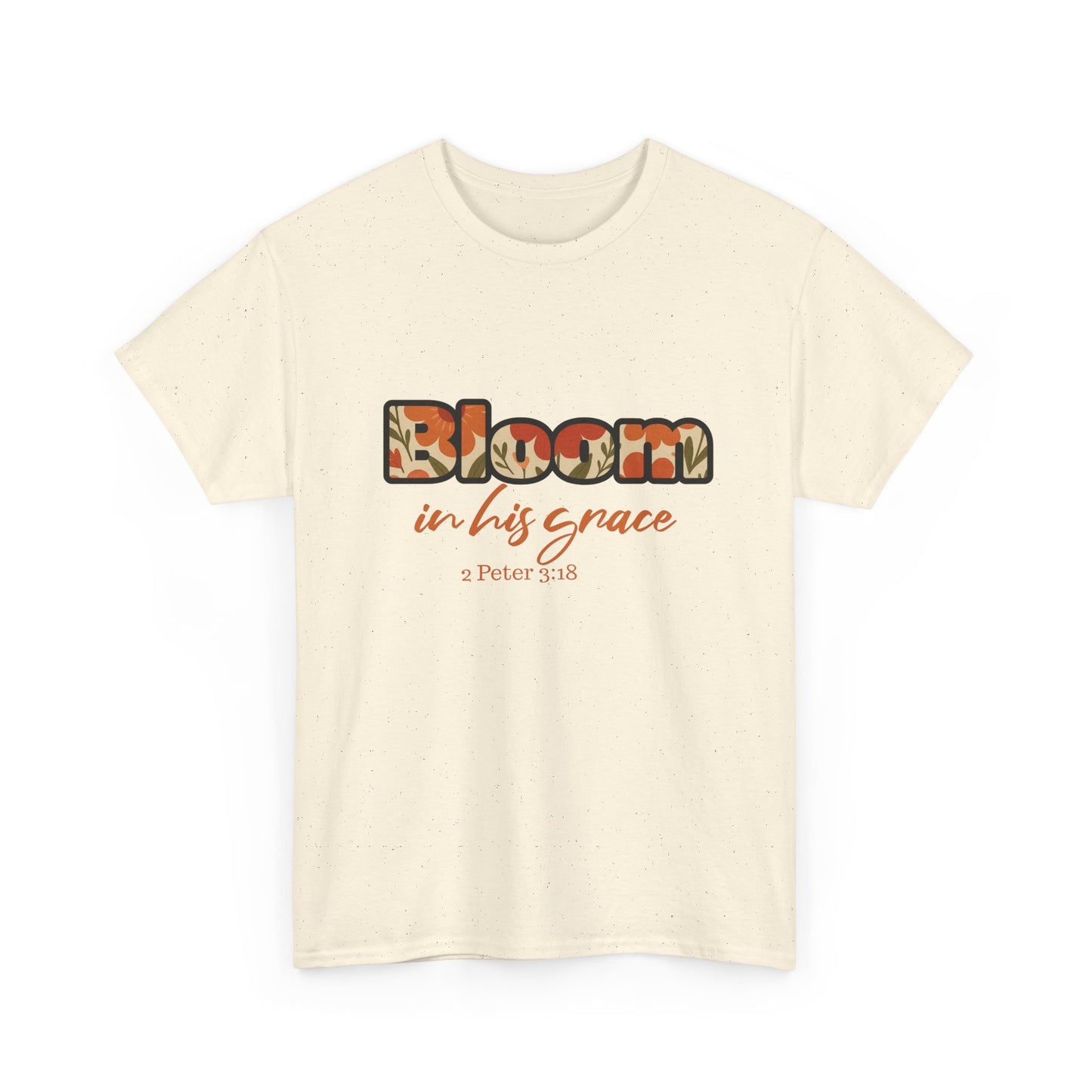 Bloom in His Grace Unisex Heavy Cotton Tee | Inspirational T-Shirt for Faith, Gift for Encouragement, Spiritual Apparel, Motivational [...]
