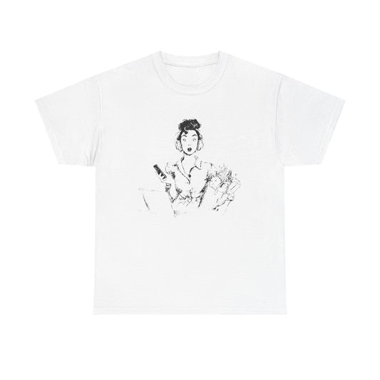 Artistic Unisex Heavy Cotton Tee - Stylish Casual Wear, Unique Graphic Tee, Gift for Art Lovers, Comfortable Everyday Shirt, Trendy [...]