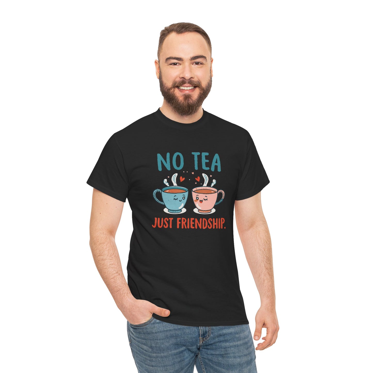 No Tea Just Friendship T-Shirt – Cute Kawaii Tea Mug Friendship Tee