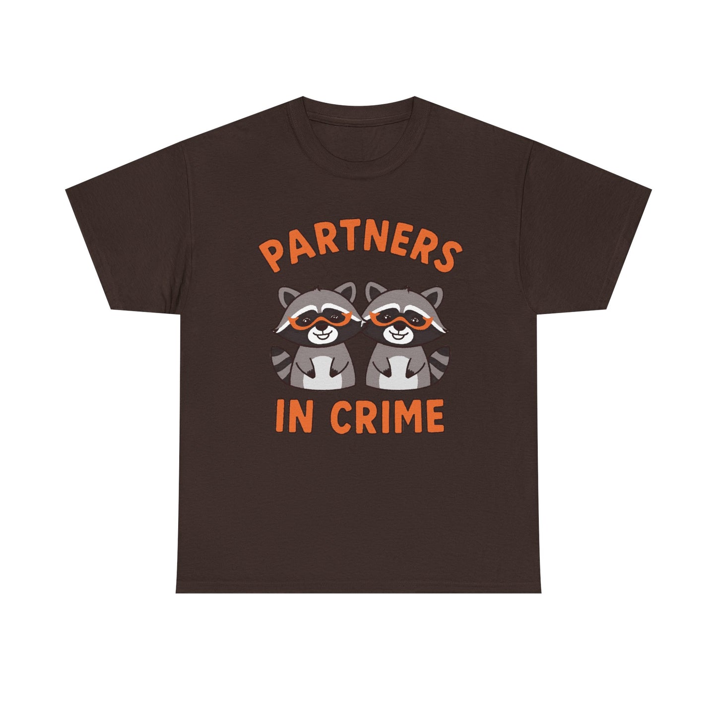 Partners in Crime Raccoon T-Shirt — Cute Matching Best Friends Tee