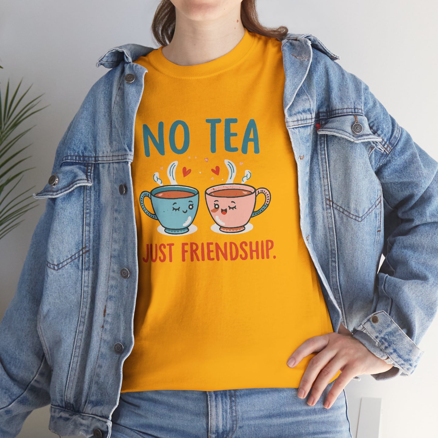 No Tea Just Friendship T-Shirt – Cute Kawaii Tea Mug Friendship Tee