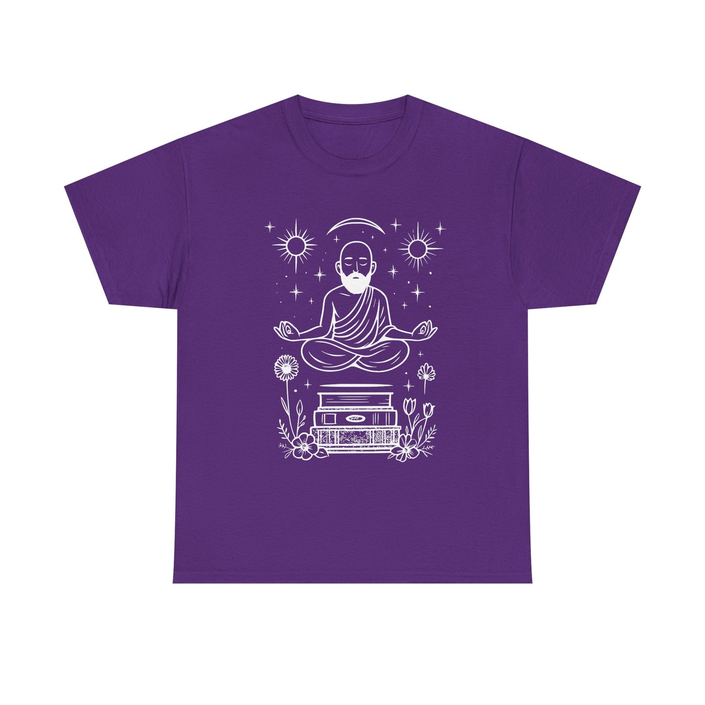 Meditative Buddha Unisex Tee, Spiritual Cotton Shirt, Yoga Apparel, Relaxation Gift, Mindfulness Clothing, Boho T-Shirt