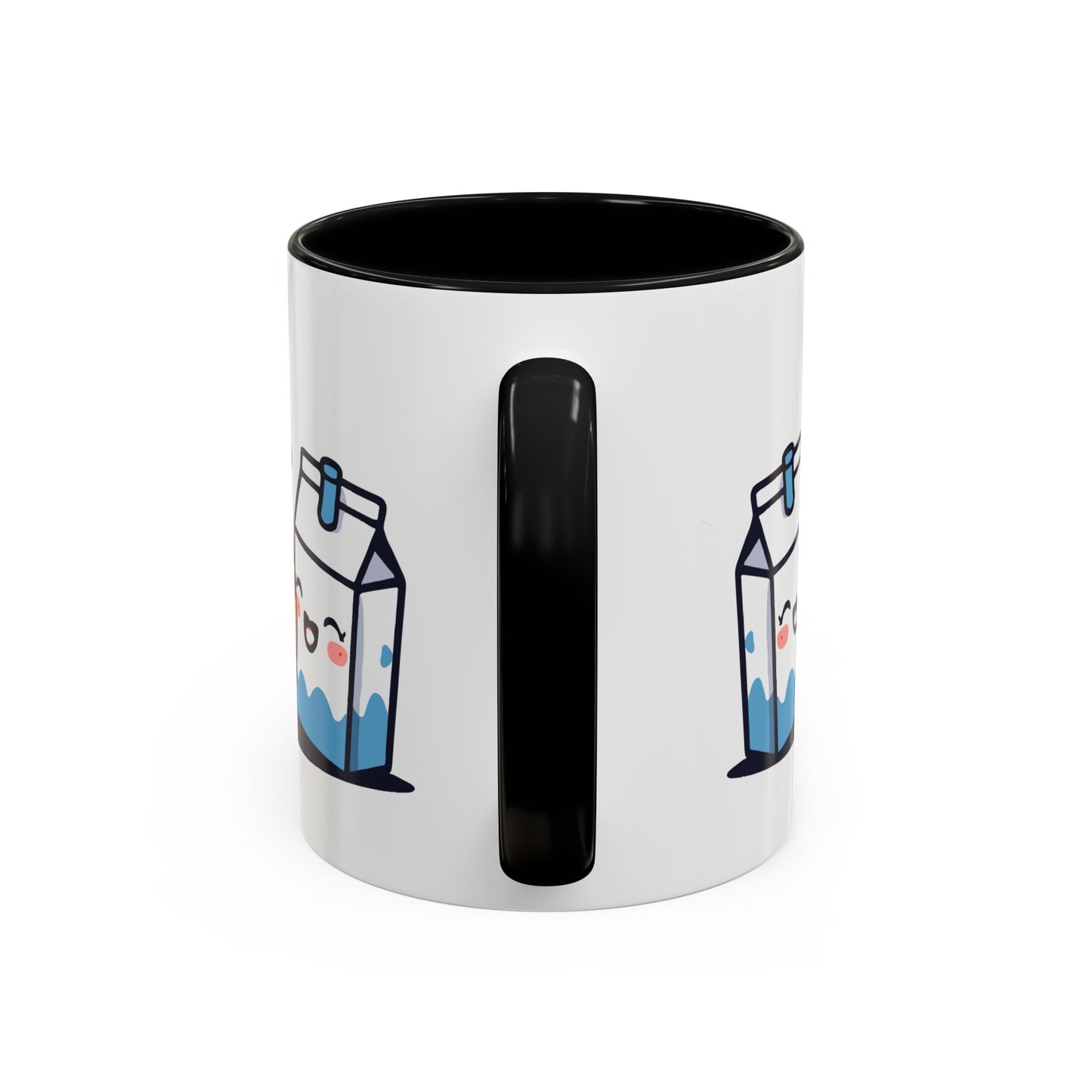 Cute Cookie & Milk Coffee Mug — Kawaii Breakfast Accent Mug