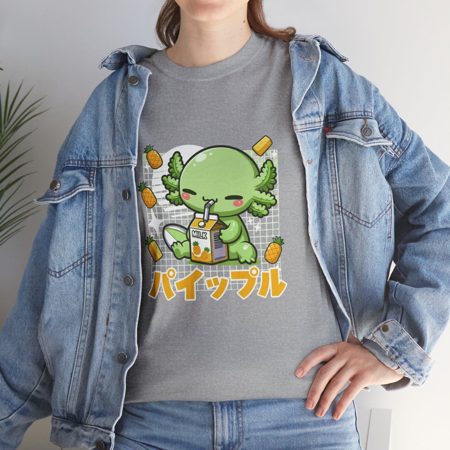 Axolotl Pineapple Milk Unisex Tee