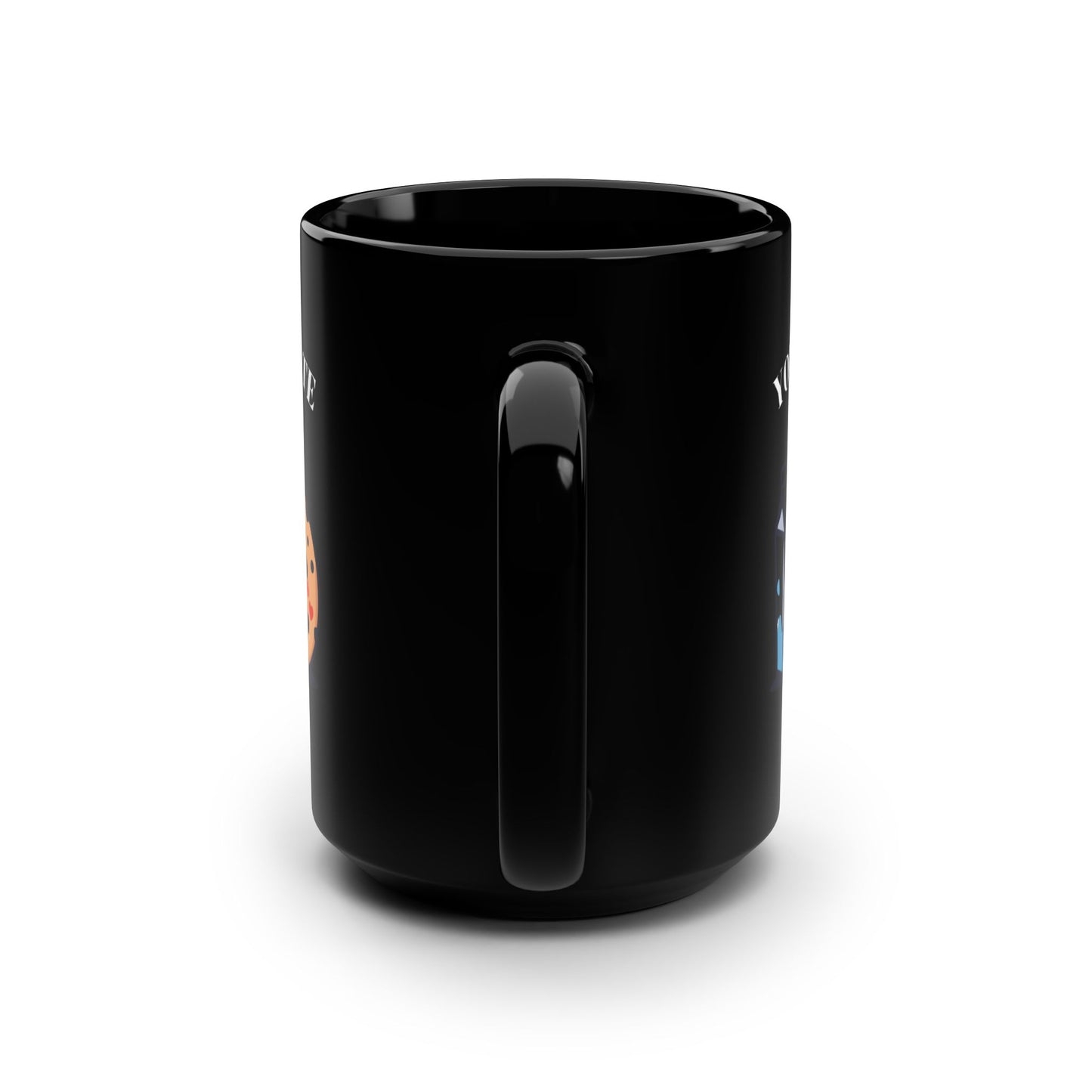 You Complete Me Cookie & Milk Black 15oz Mug