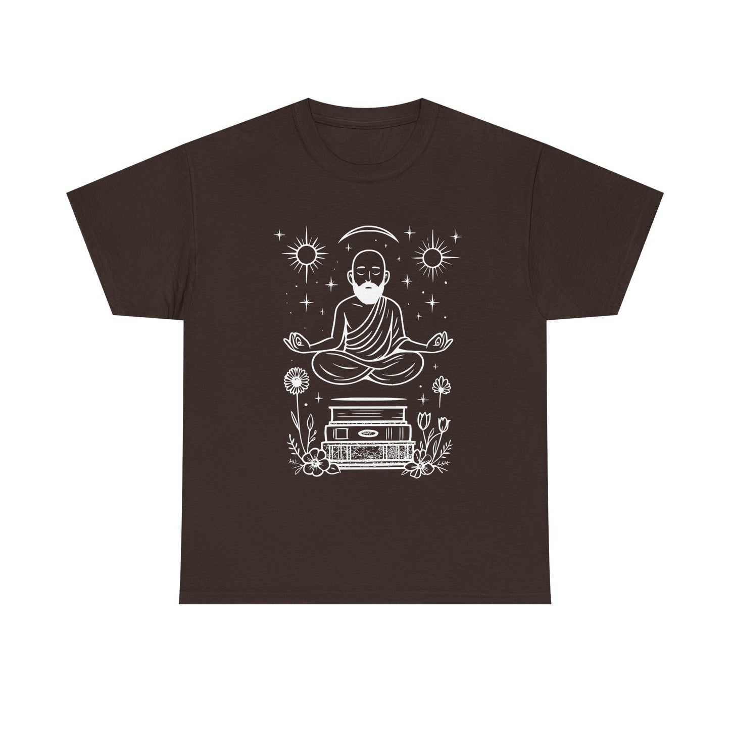 Meditative Buddha Unisex Tee, Spiritual Cotton Shirt, Yoga Apparel, Relaxation Gift, Mindfulness Clothing, Boho T-Shirt