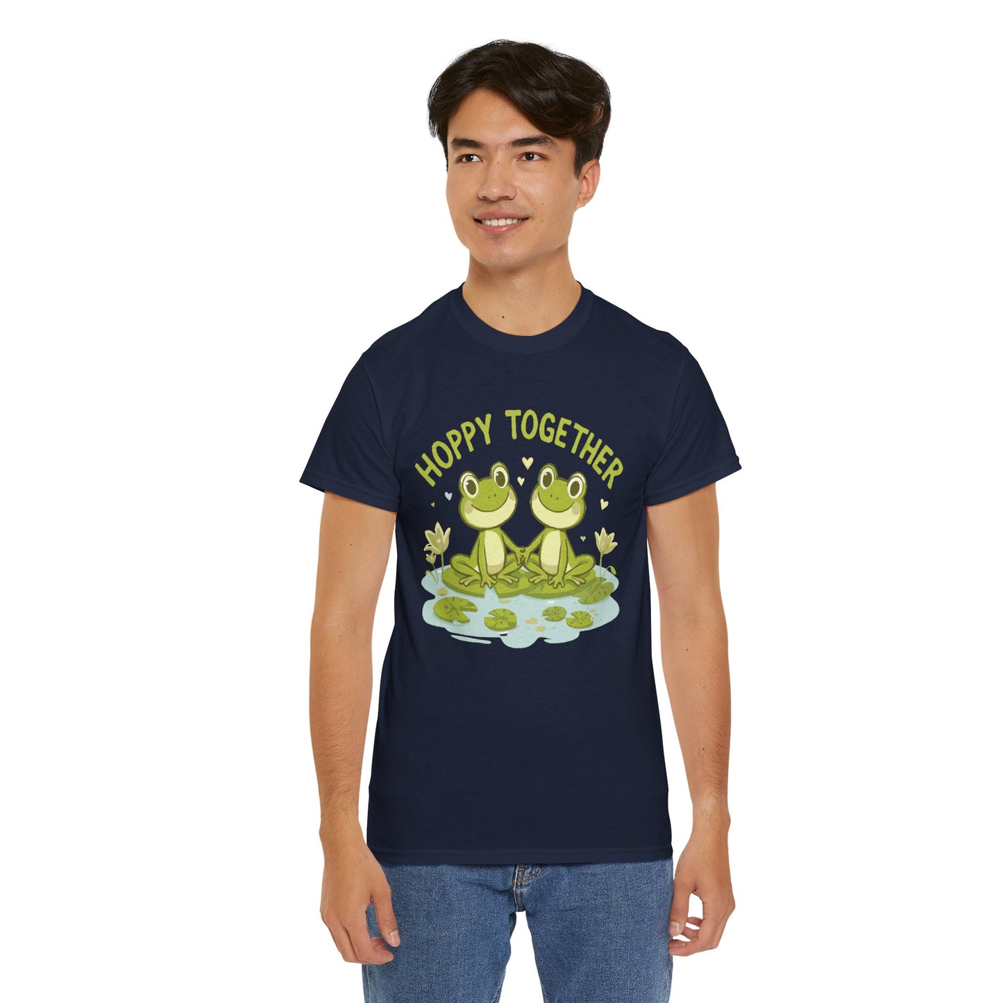 Frog 'Hoppy Together' Tee — Cute Couple/Best Friends Frog Shirt