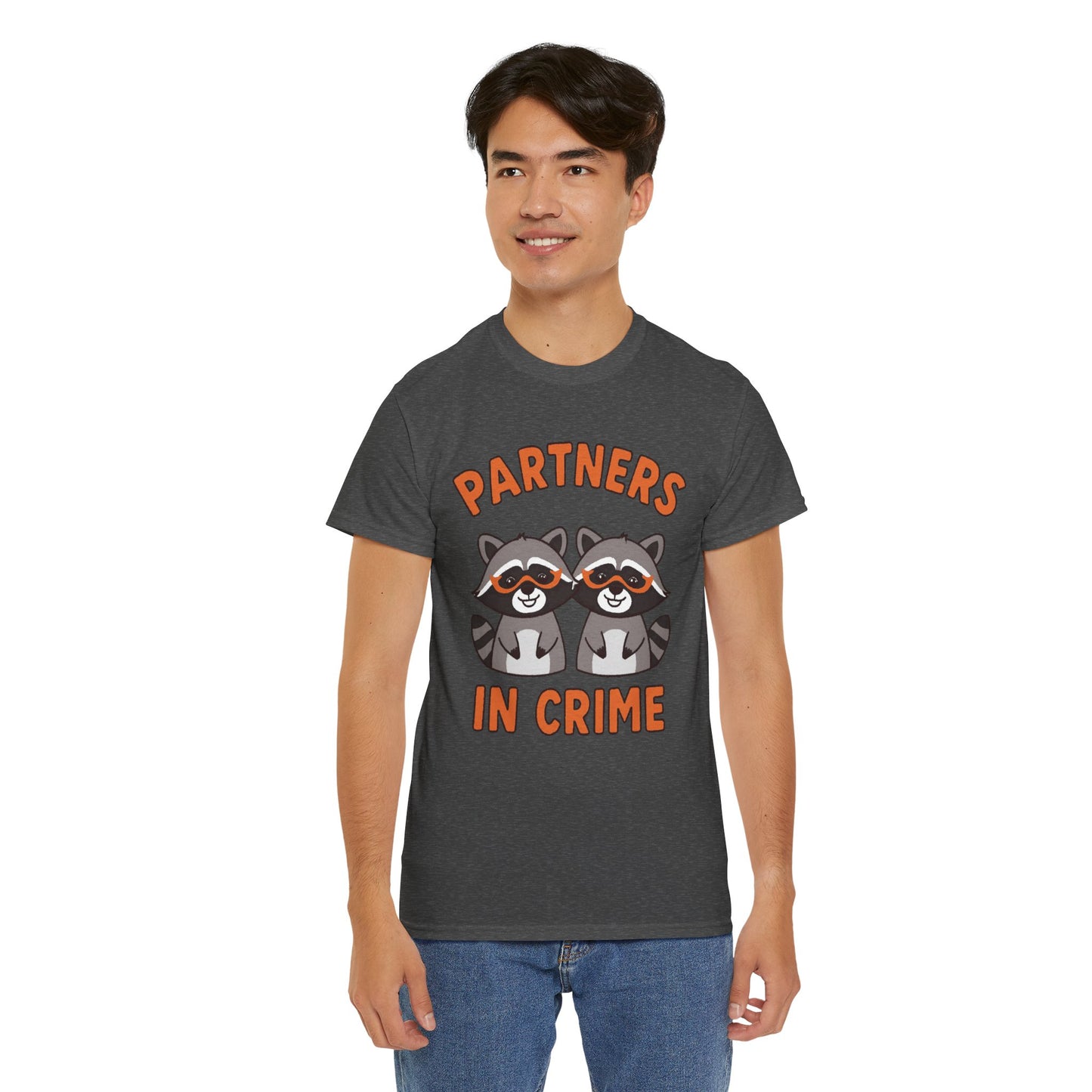 Partners in Crime Raccoon T-Shirt — Cute Matching Best Friends Tee