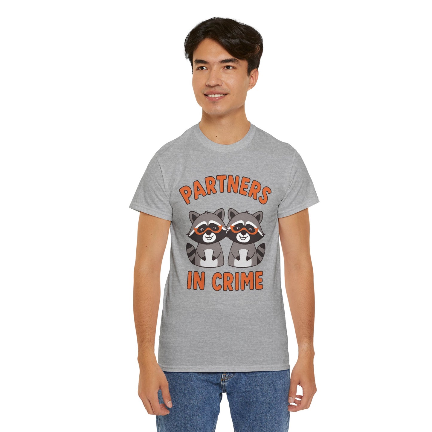 Partners in Crime Raccoon T-Shirt — Cute Matching Best Friends Tee