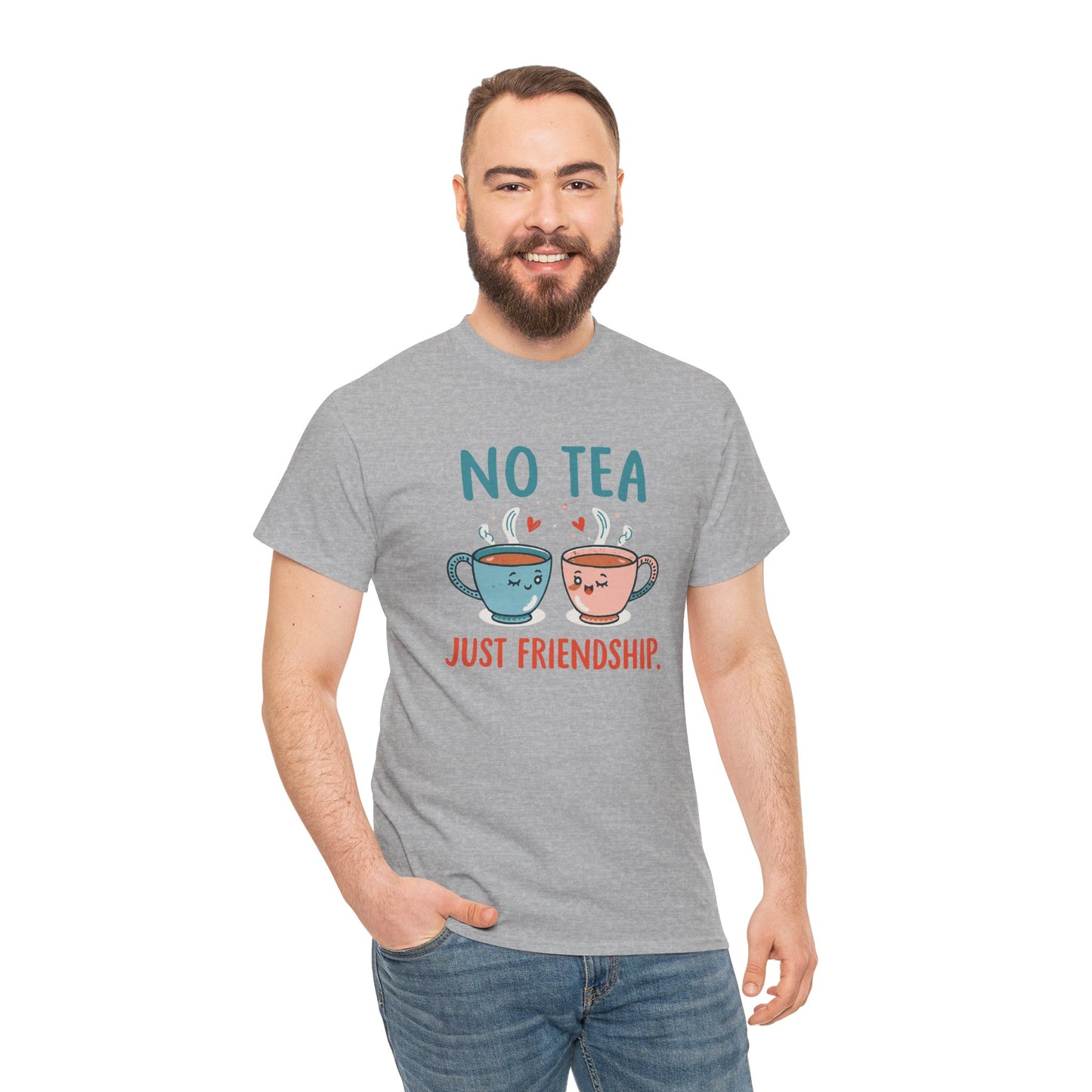 No Tea Just Friendship T-Shirt – Cute Kawaii Tea Mug Friendship Tee