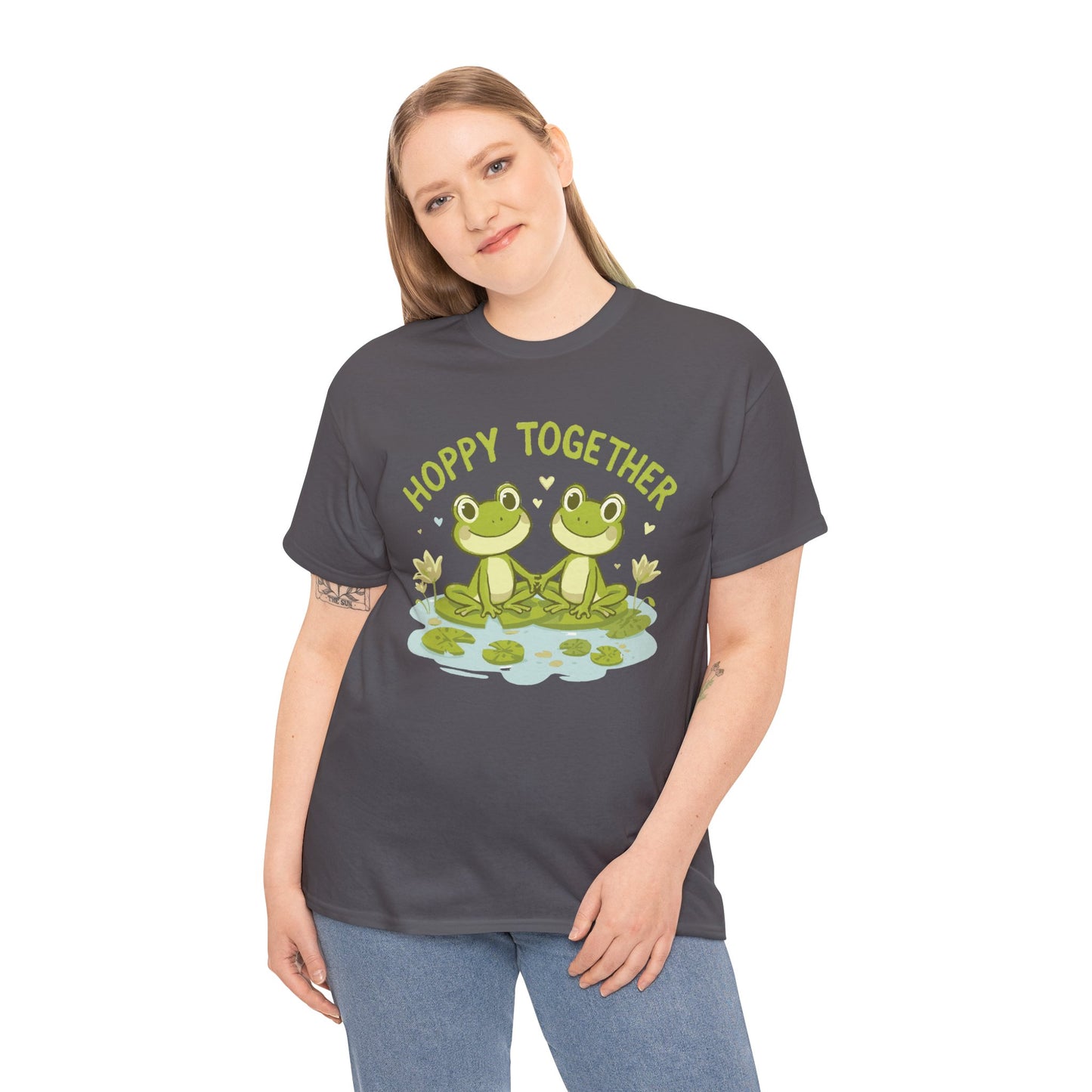 Frog 'Hoppy Together' Tee — Cute Couple/Best Friends Frog Shirt