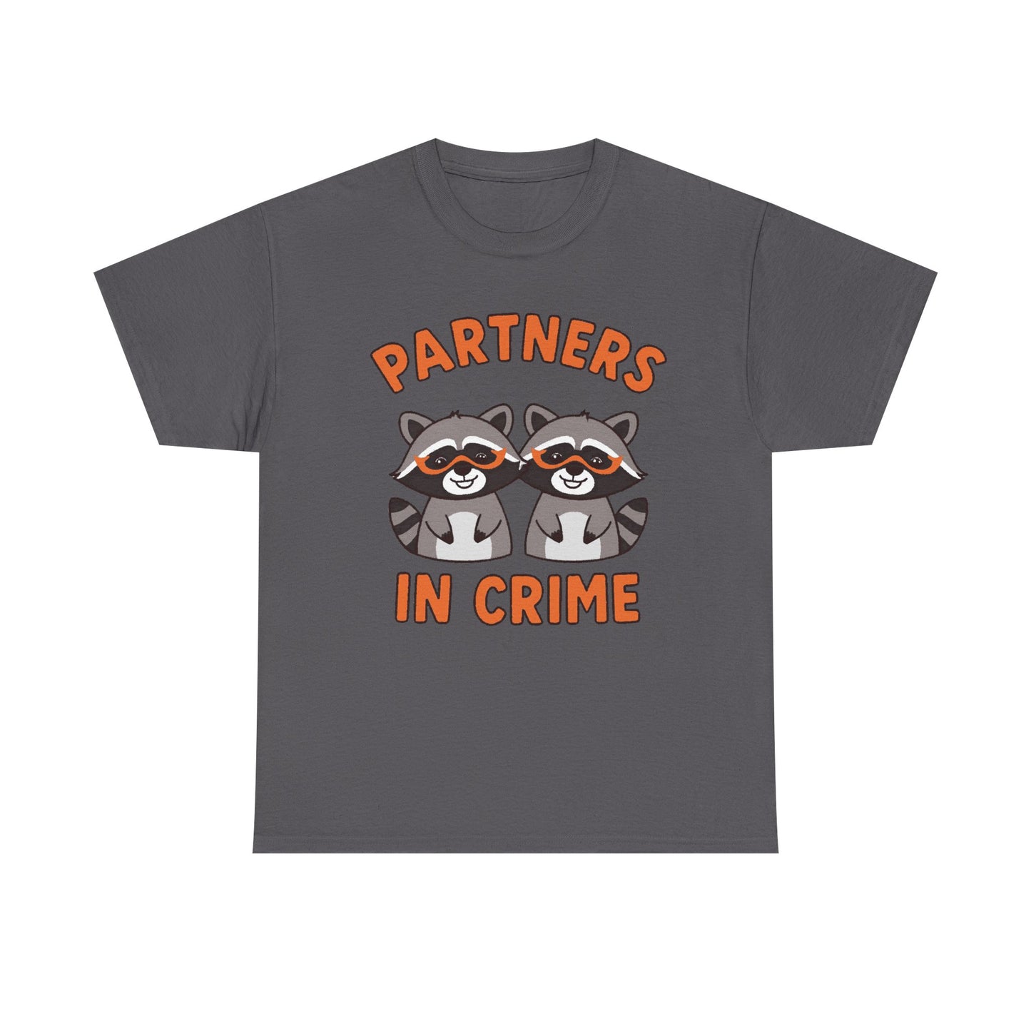 Partners in Crime Raccoon T-Shirt — Cute Matching Best Friends Tee