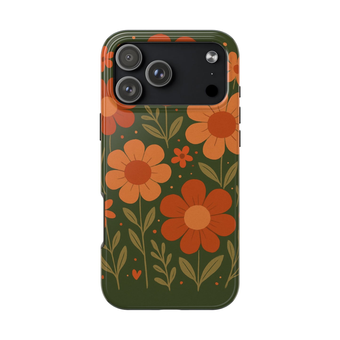 Floral Tough Phone Cases - Vibrant Flower Design, Durable Protection, Gift for Nature Lovers, Spring Decor, Everyday Fashion