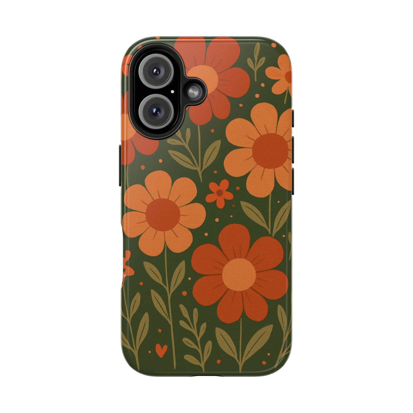 Floral Tough Phone Cases - Vibrant Flower Design, Durable Protection, Gift for Nature Lovers, Spring Decor, Everyday Fashion