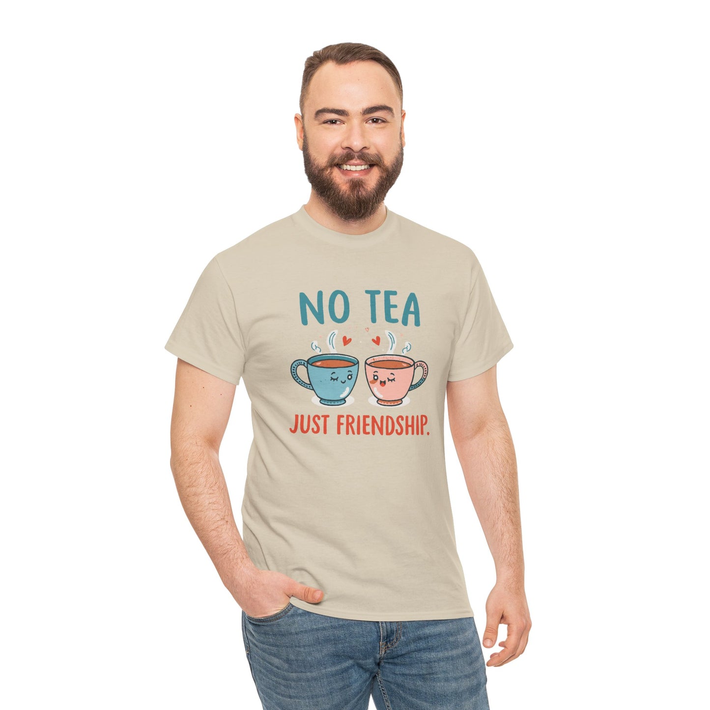 No Tea Just Friendship T-Shirt – Cute Kawaii Tea Mug Friendship Tee