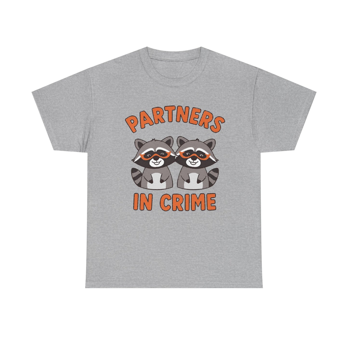 Partners in Crime Raccoon T-Shirt — Cute Matching Best Friends Tee