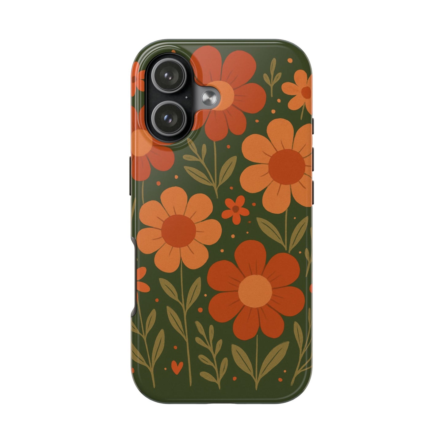 Floral Tough Phone Cases - Vibrant Flower Design, Durable Protection, Gift for Nature Lovers, Spring Decor, Everyday Fashion