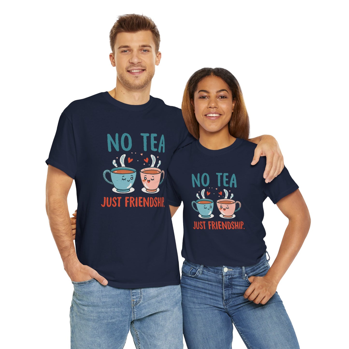 No Tea Just Friendship T-Shirt – Cute Kawaii Tea Mug Friendship Tee