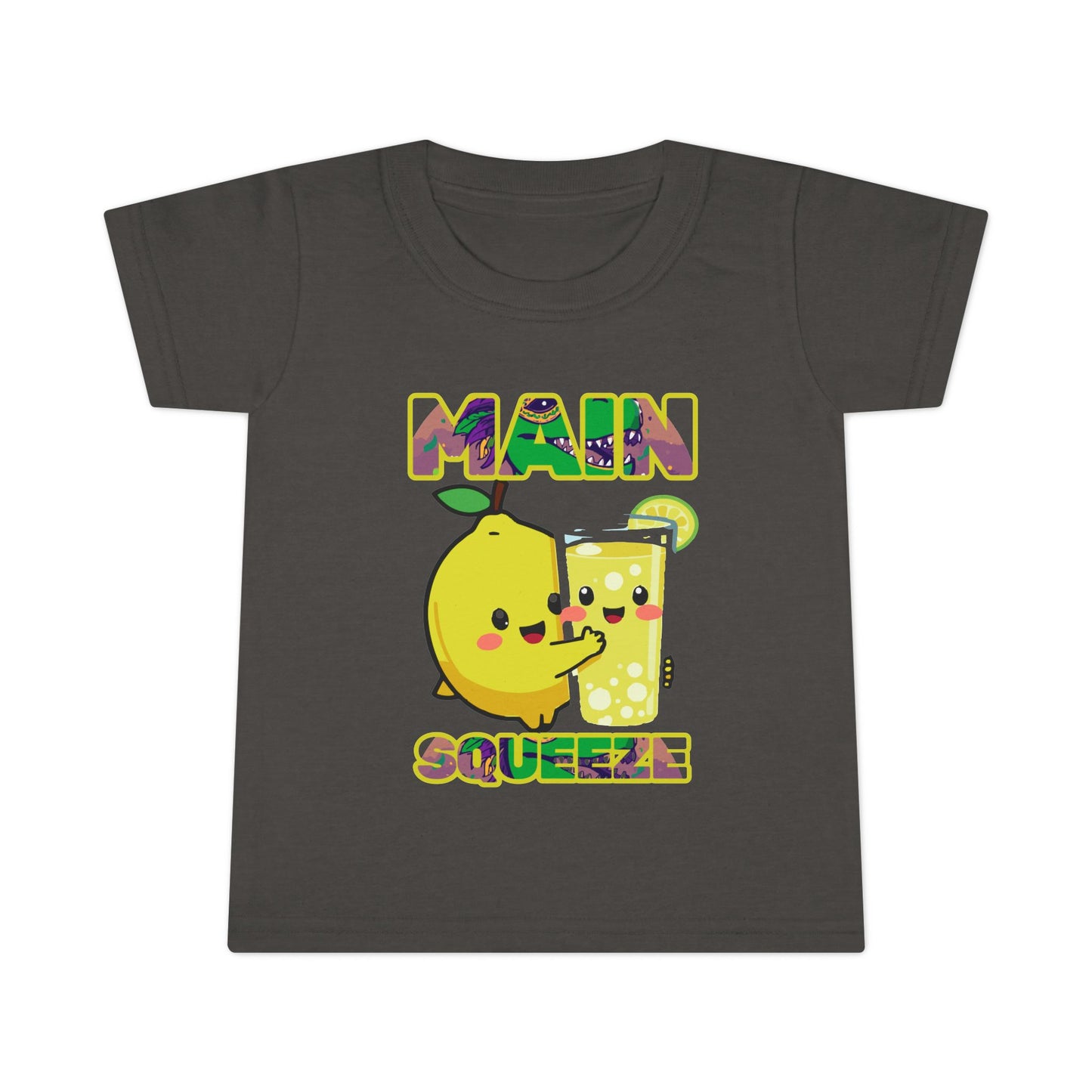 Main Squeeze Toddler T-Shirt — Cute Lemon & Glass Graphic