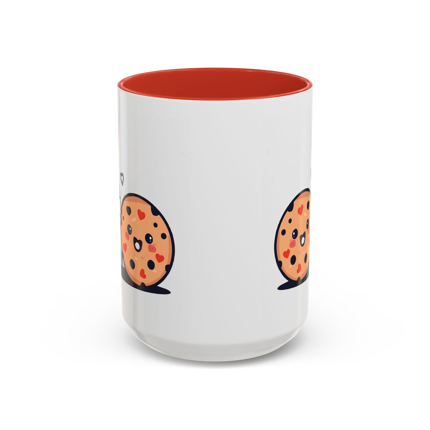Cute Cookie & Milk Coffee Mug — Kawaii Breakfast Accent Mug