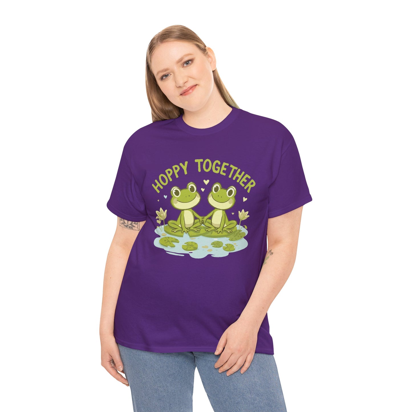 Frog 'Hoppy Together' Tee — Cute Couple/Best Friends Frog Shirt