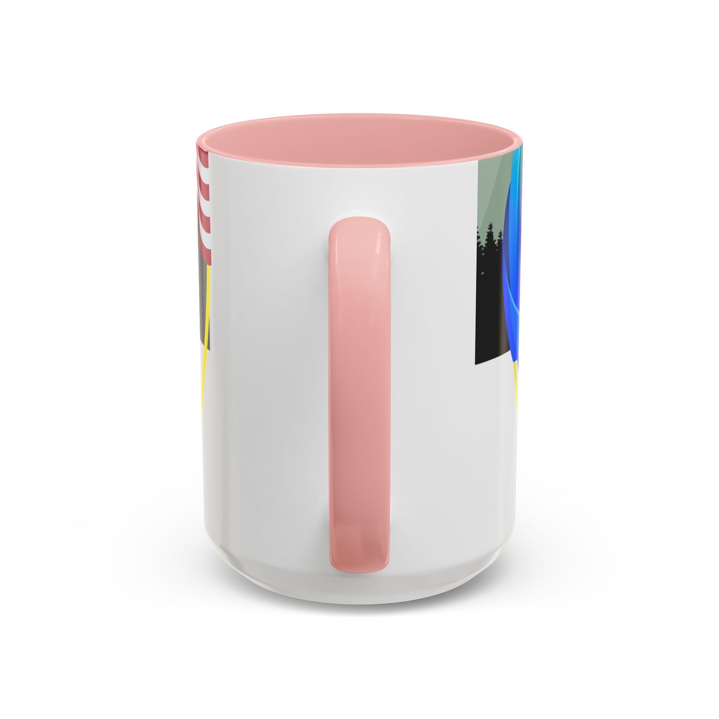 Vibrant Landscape Accent Coffee Mug, Artistic Coffee Cup, Unique Gift for Nature Lovers, Colorful Ceramic Mug, Coffee Lover's Delight